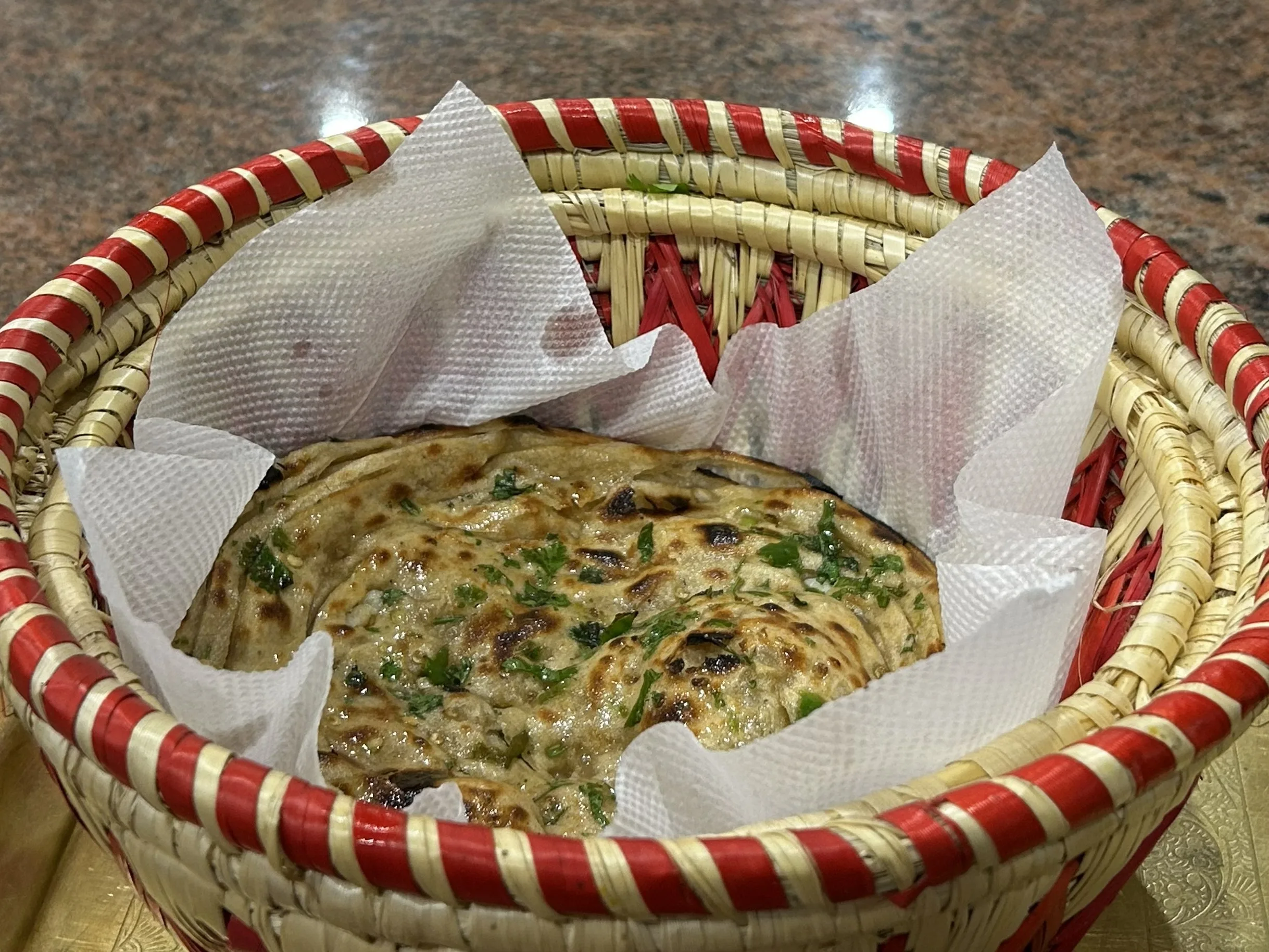 Crispy layered Laccha Paratha
