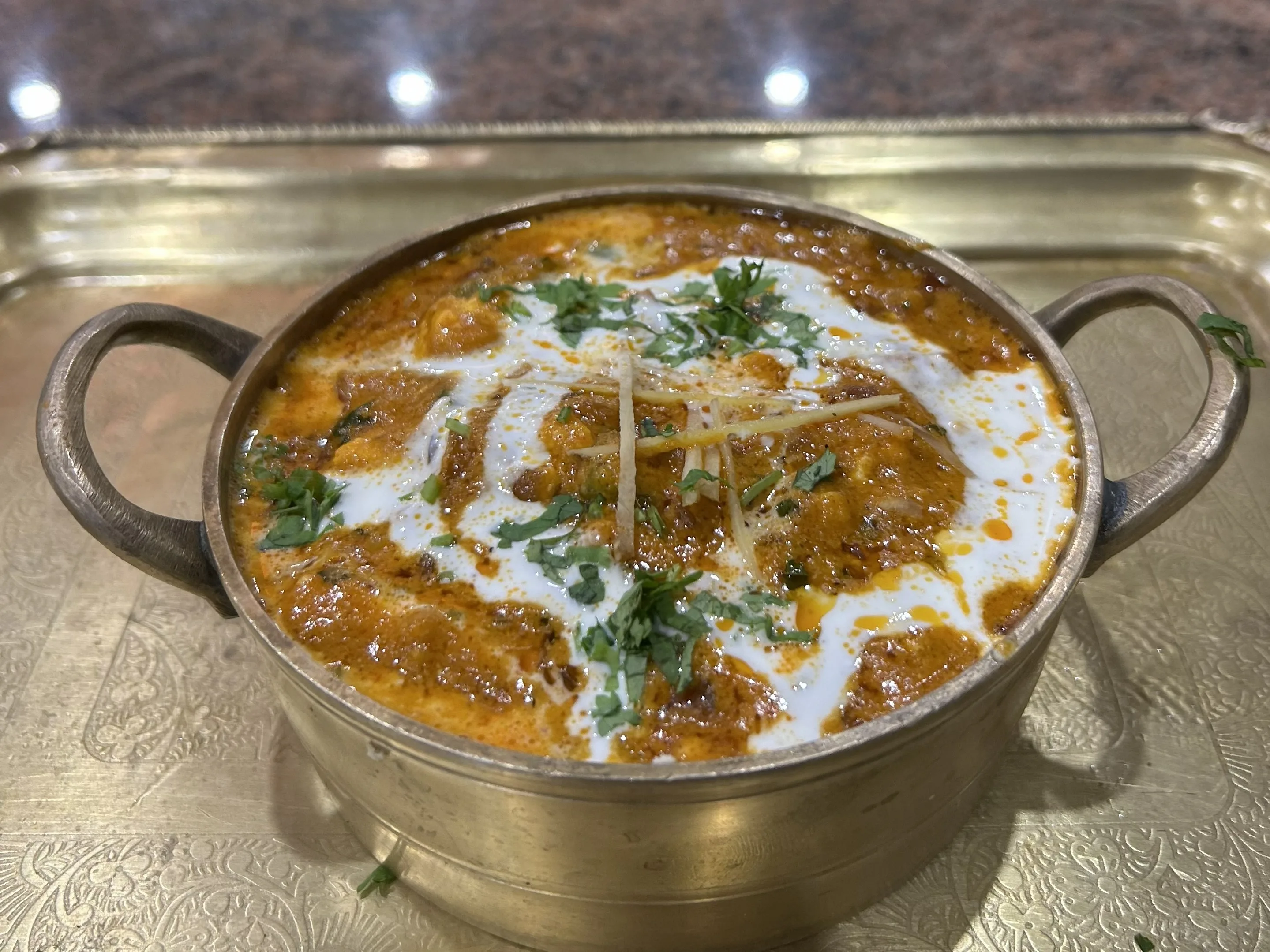 Rich Paneer Butter Masala with fresh cream